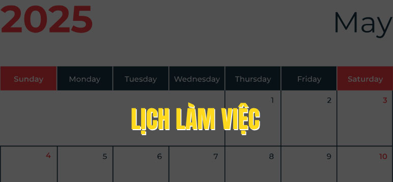 Lịch làm việc Đảng xã Tuy An Tây